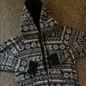 PINK Victoria’s Secret hooded full pajamas #2